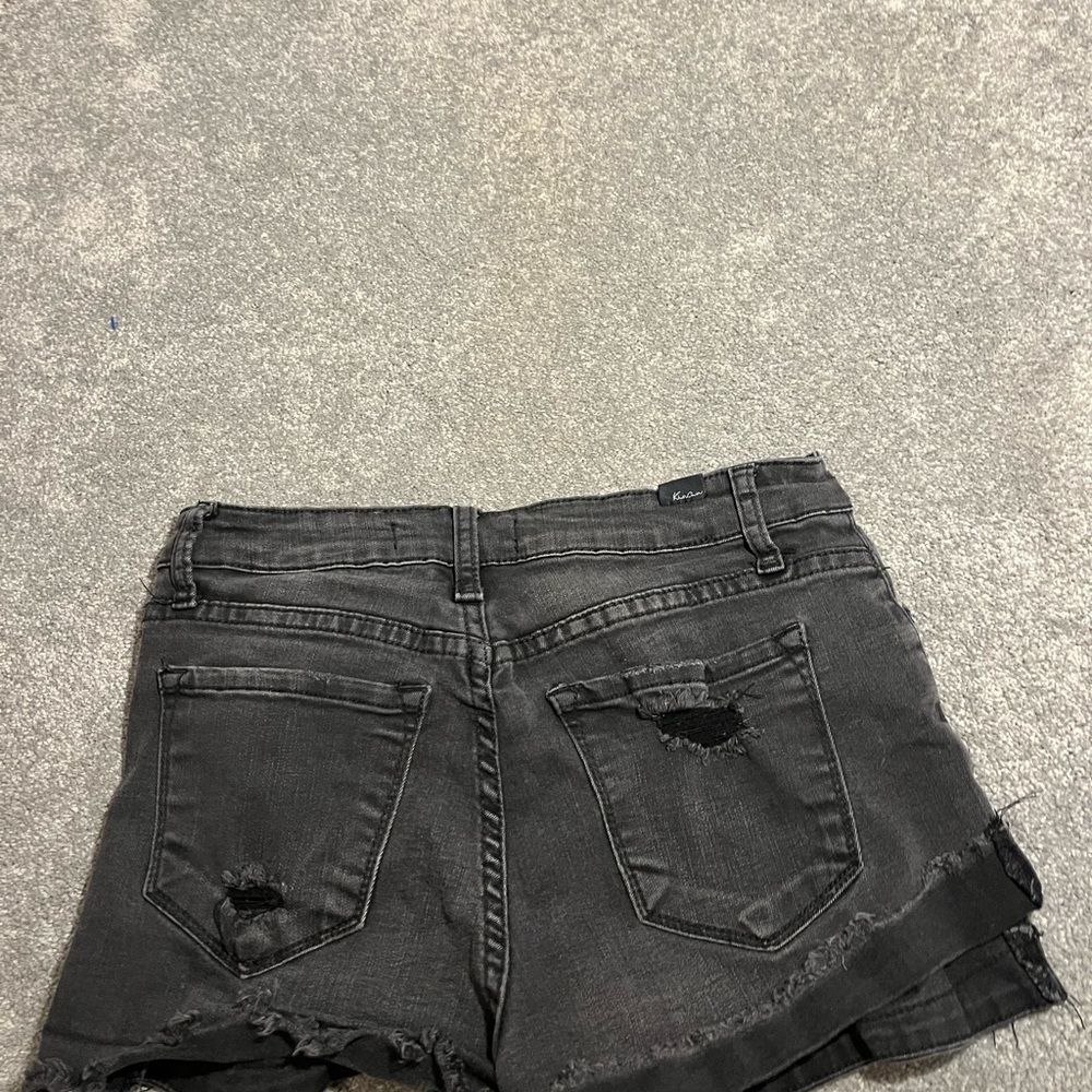 Kancan black distressed‎ short - Picture 7 of 9